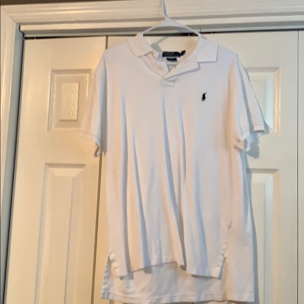 White Polo Shirt XL